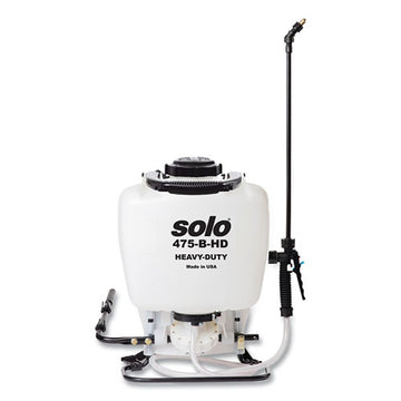 Solo® 470 Professional Series Heavy-duty Backpack Sprayer, 4 Gal, 48" Hose, 28" Wand, Translucent White-black freeshipping - TVN Wholesale